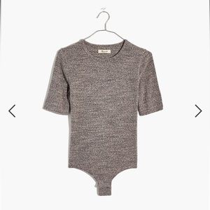 COPY - Madewell Crewneck Short-Sleeve Thong Bodysuit